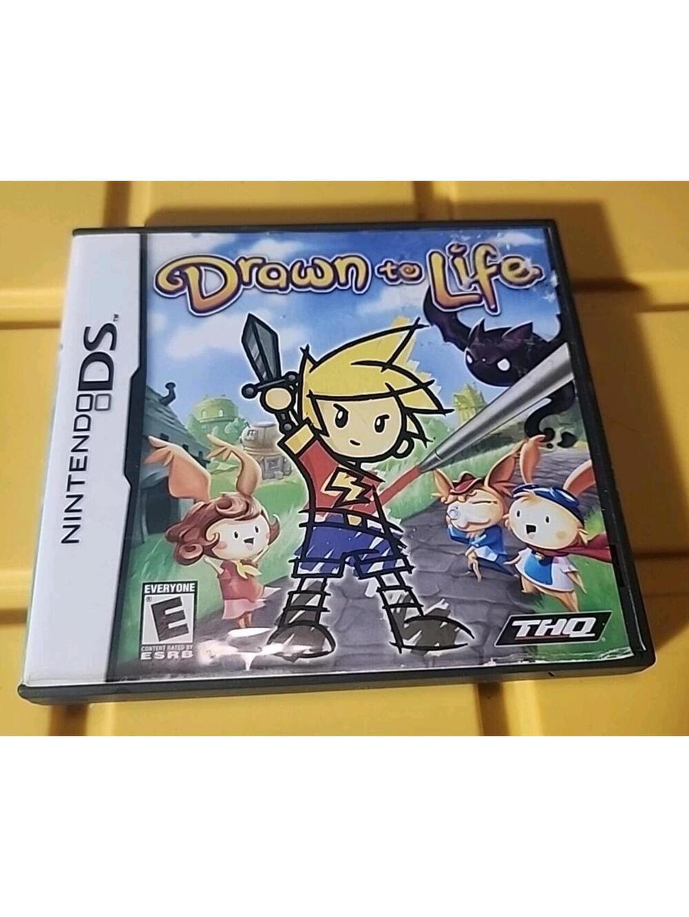 THQ Drawn to Life Nintendo DS Action & Adventure Manual Included NTSC-U/C